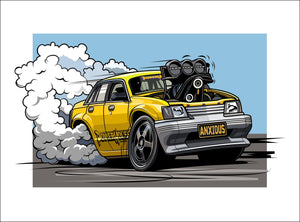 Your own car drawing print.